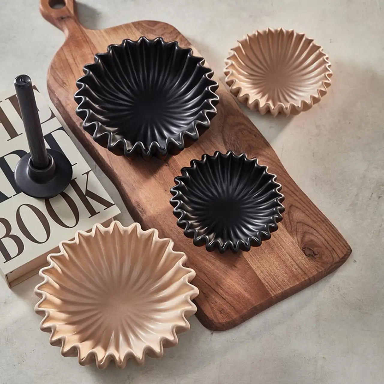 Black Lehriya Bowls (set of 2)