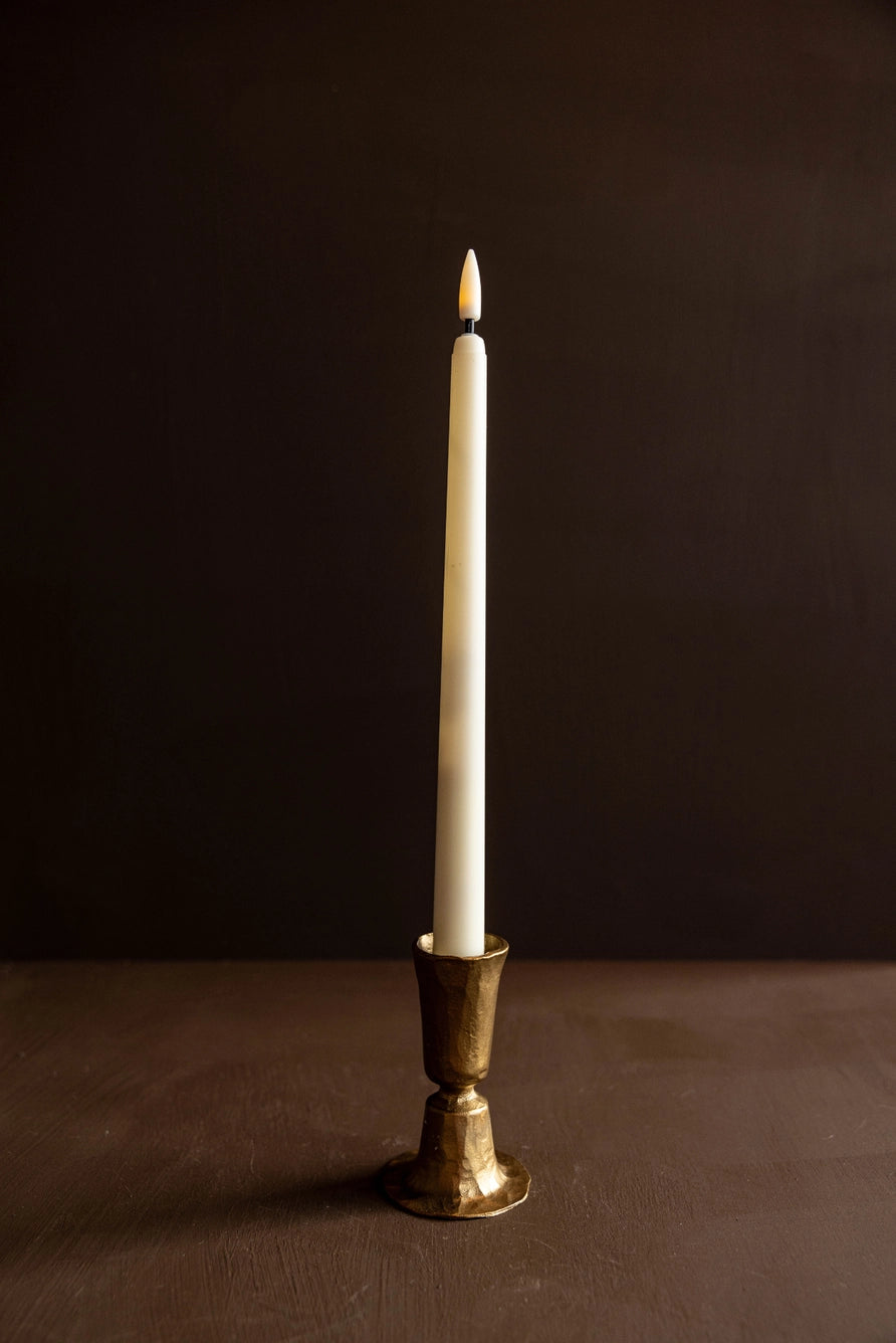 Brass Tapered Candle Holder