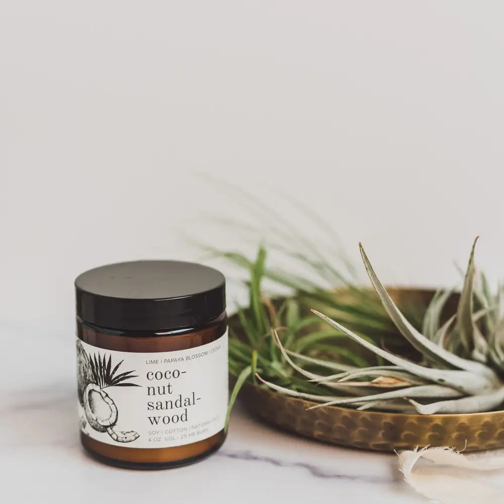 Coconut Sandalwood Soy Candle