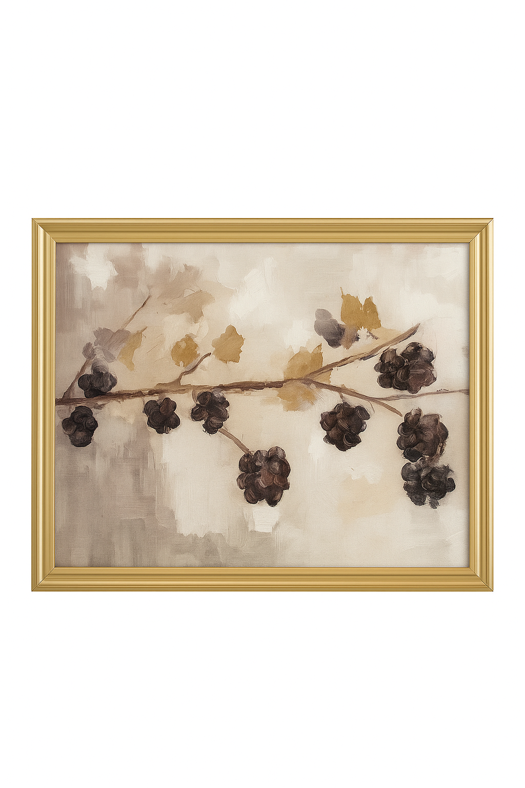 Fruit of the Spirit framed blackberries print