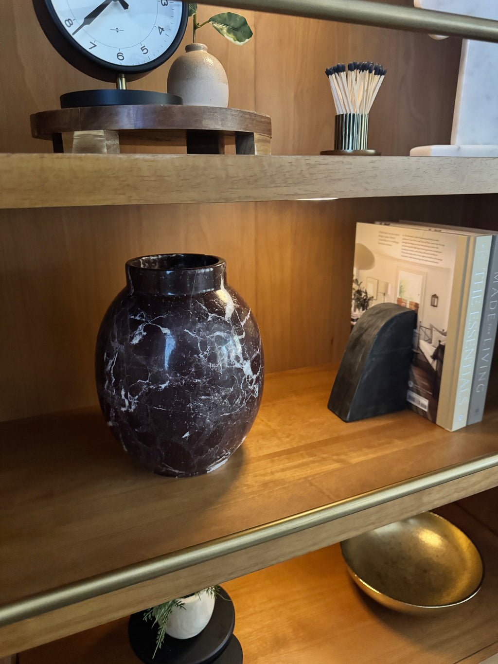 Montclair marble vase