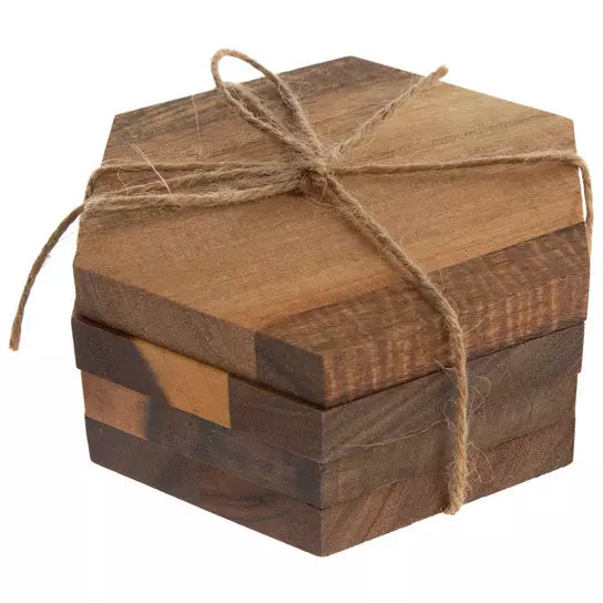 Wood coaster (4 pack)