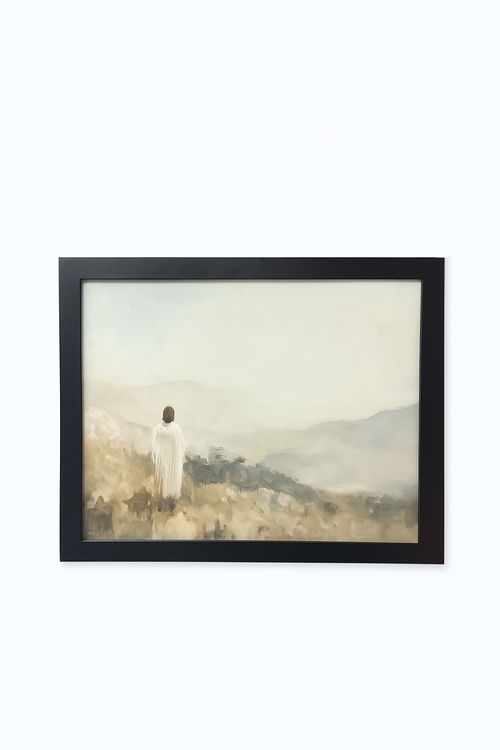 Alone with the Father framed print