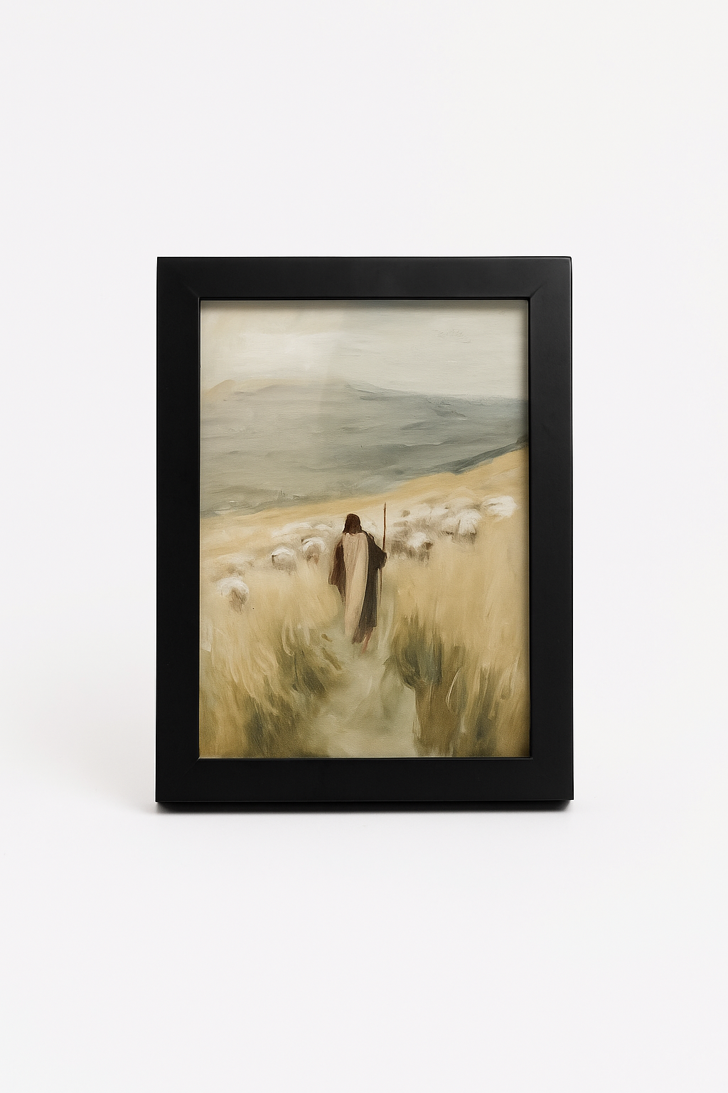 Safe in His Care framed print