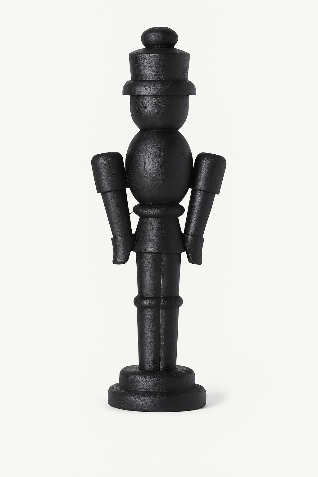 Black wooden nutcracker