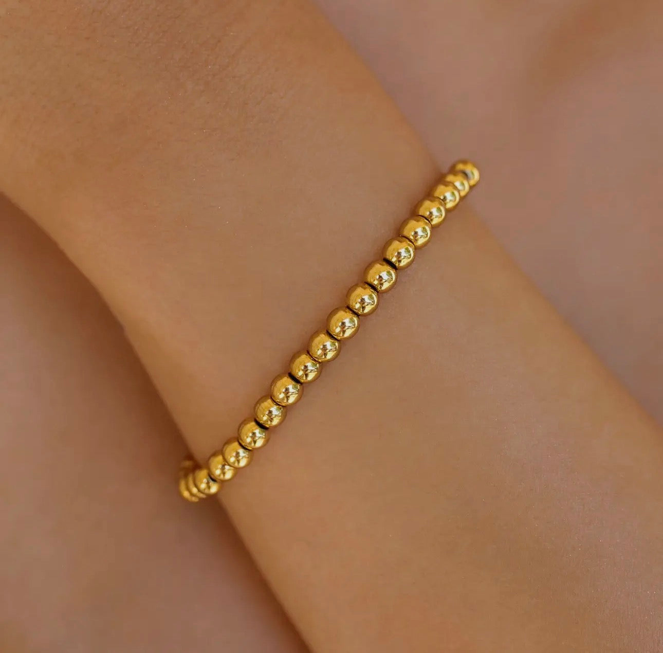 Seaside Stretch Bracelet Gold
