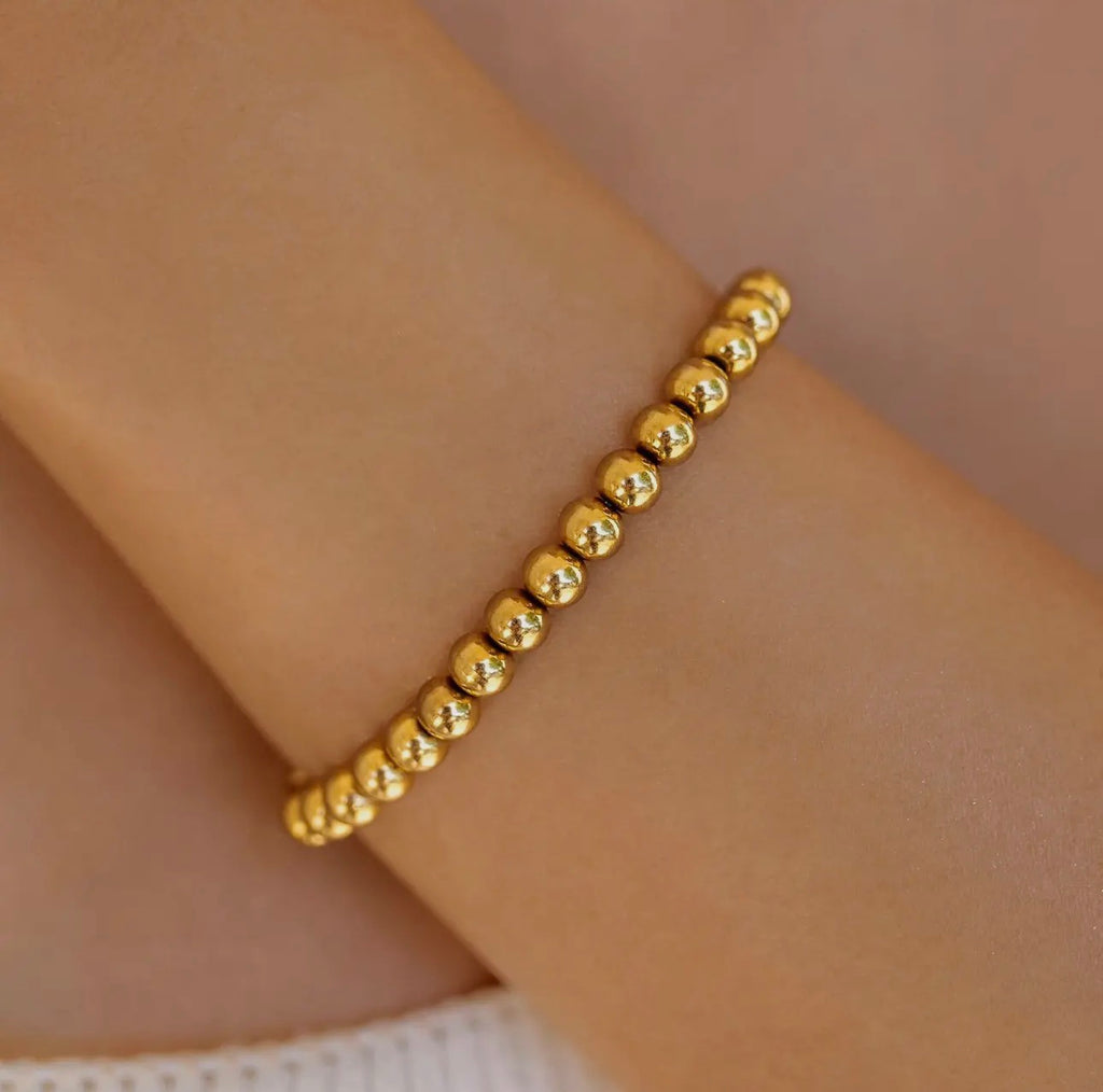 Seaside Stretch Bracelet Gold