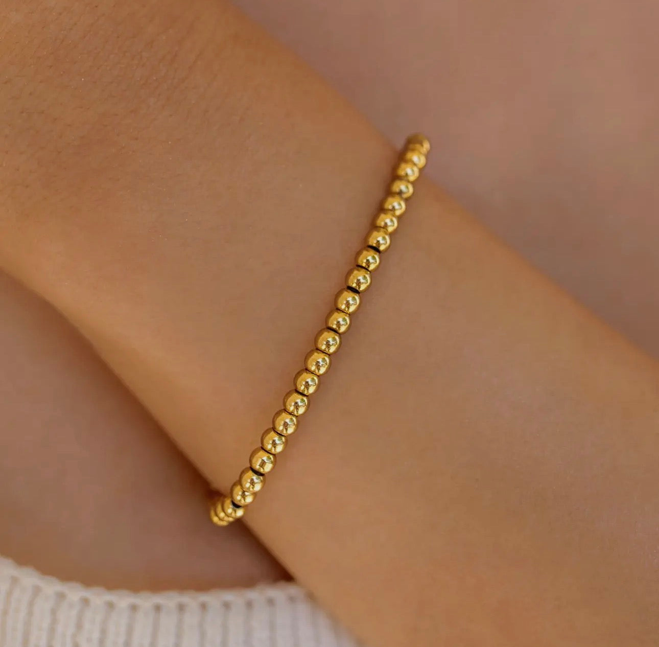 Seaside Stretch Bracelet Gold