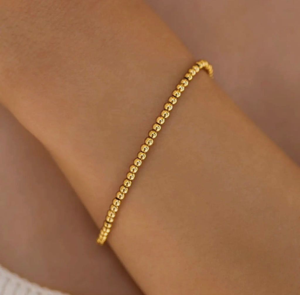 Seaside Stretch Bracelet Gold
