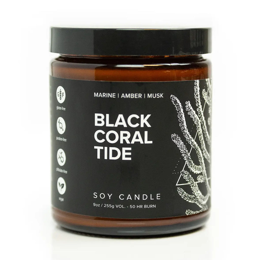 Black Coral Tide Soy Candle