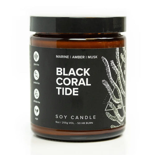 Black Coral Tide Soy Candle