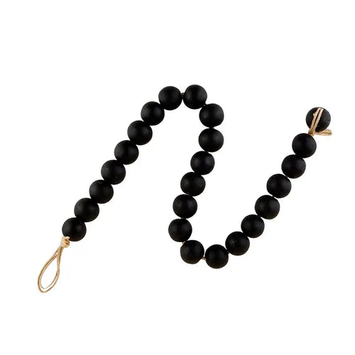 Black Glass Beads