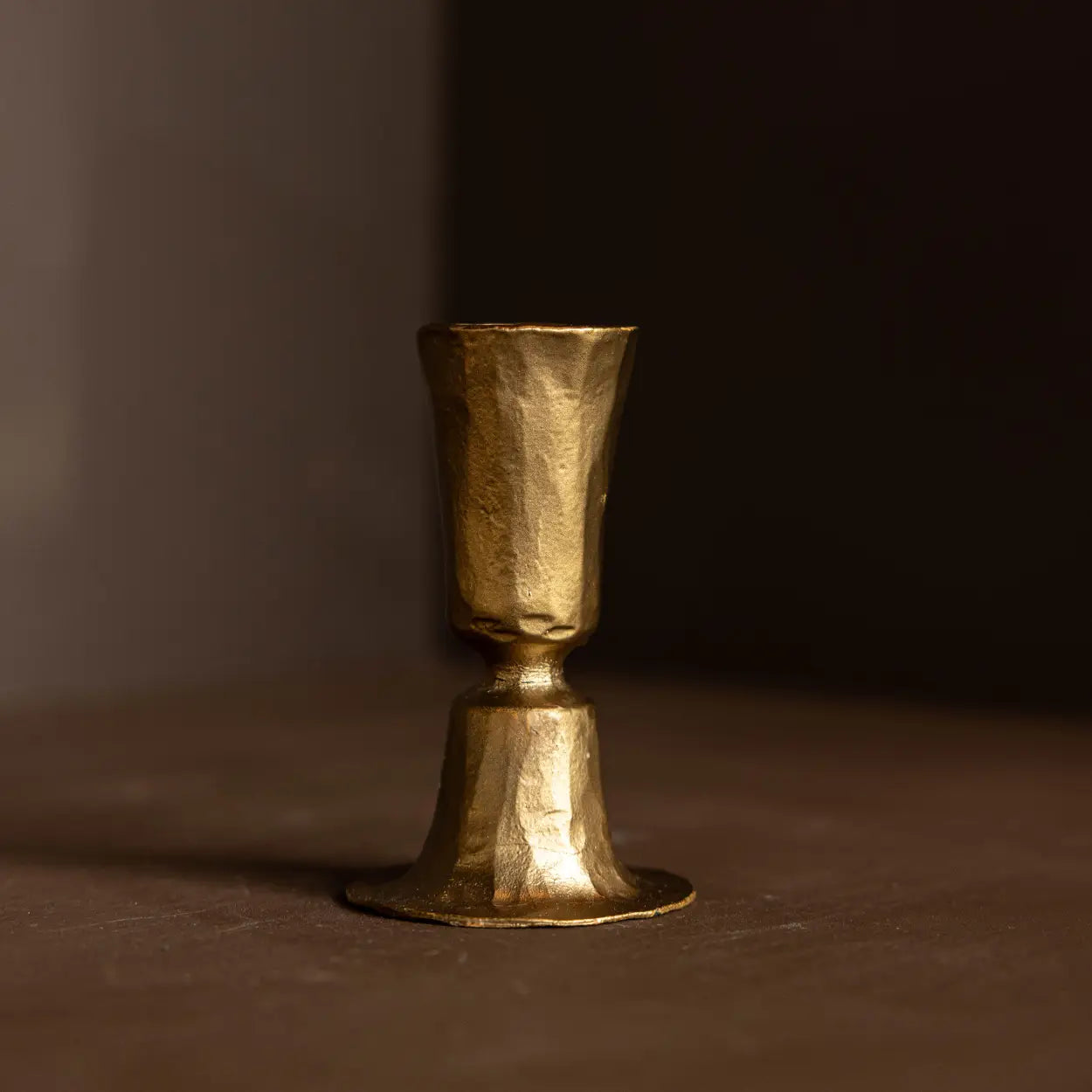 Brass Tapered Candle Holder
